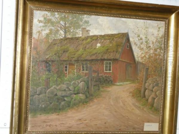 Fargflagningar Oil Painting by Wilhelm Dahlbom