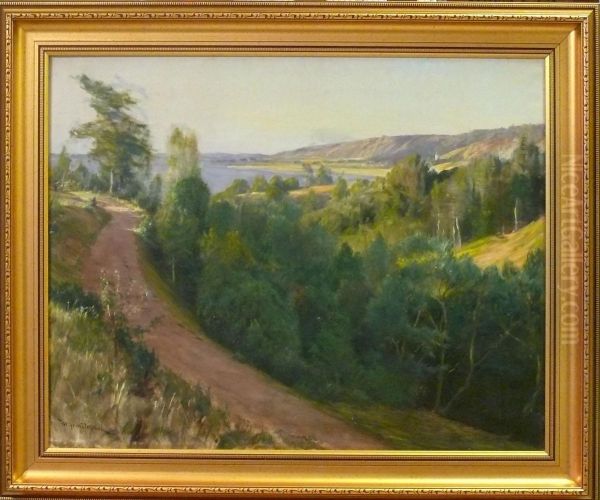 Skog. Oil Painting by Wilhelm Dahlbom