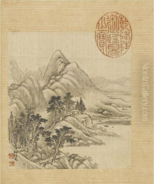 Album Of Landscapes In The Style Of Ancient Masters Oil Painting by Tang Dai