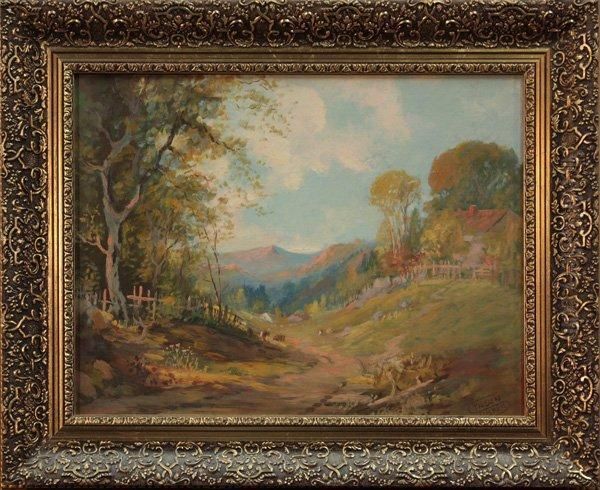 Scene Near Bennett Valley Oil Painting by Tilden Dakin