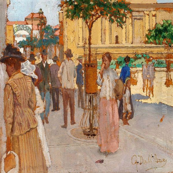 Largo Da Carioca Oil Painting by Gustavo Dal Ara