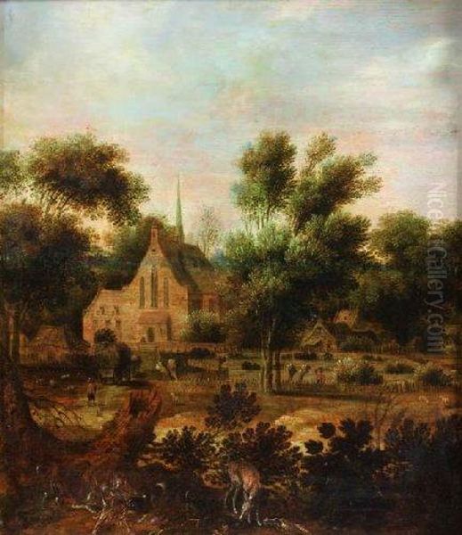 Paysage Anime Oil Painting by Dirck Dalens II