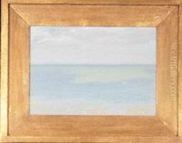 Study Of Sky And Sea Oil Painting by Herbert Dalziel