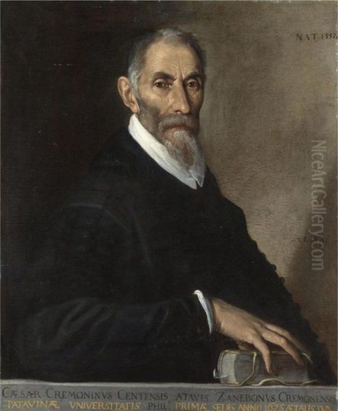 Ritratto Di Cesare Cremonini Oil Painting by Pietro Damini