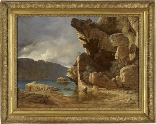 Liensfiord, Norway Oil Painting by Francis Danby