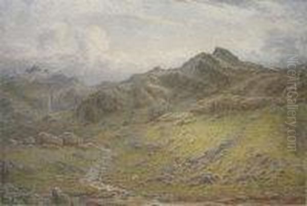 Up In The Pass Of Llanberis Oil Painting by Thomas Danby