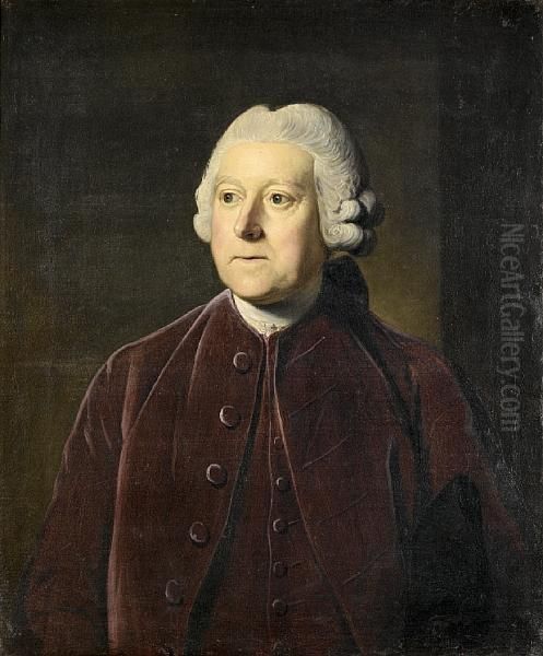 Portrait Of Charles Pinfold Oil Painting by Sir Nathaniel Dance-Holland