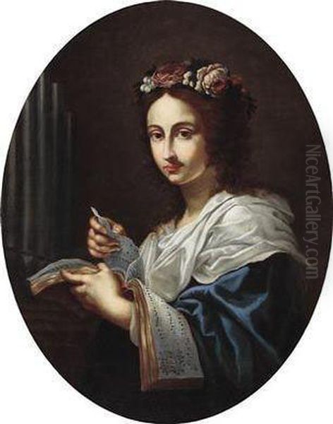 St. Cecilia Oil Painting by Cesare Dandini