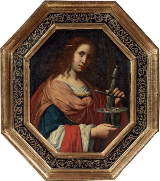 Santa Lucia Oil Painting by Cesare Dandini