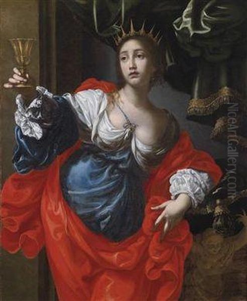 Sophonisba Oil Painting by Cesare Dandini