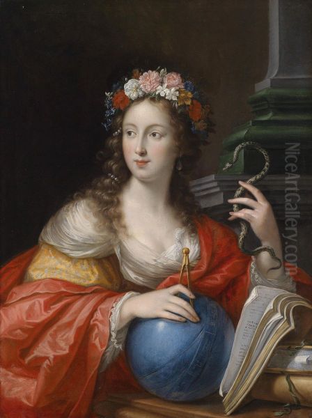 Allegory Ofintelligence Oil Painting by Cesare Dandini