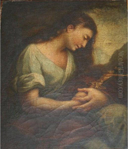 The Penitent Magdalene Oil Painting by Stefano Danedi