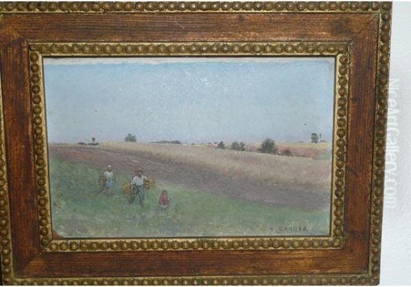 Paysage Champetre Oil Painting by Henri Camille Danger