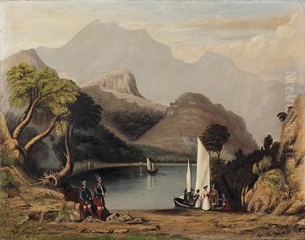 Loch Katrina Oil Painting by Daniel Clark