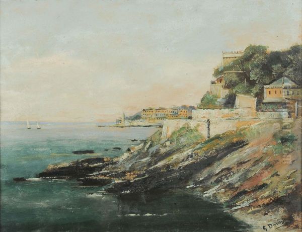 Genova Quarto Oil Painting by Giuseppe Danieli