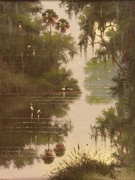 Florida Landscape Oil Painting by William Daniels