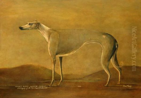 Bishop's Blaize - Coursing Champion Oil Painting by Abram Darby