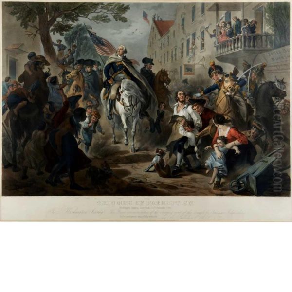 Triumph Of Patriotism Oil Painting by Felix Octavius Carr Darley