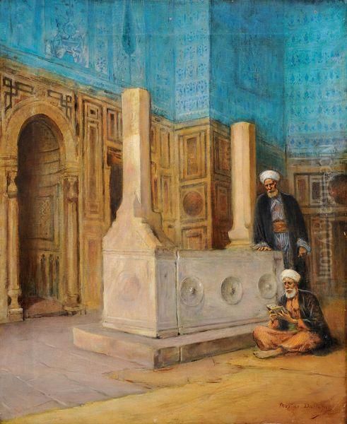 Interieur De Mosquee Oil Painting by Maxime Dastugue