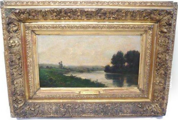 Bords De L'oise Oil Painting by Charles-Francois Daubigny