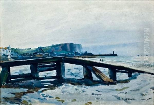 Etretat Oil Painting by Louis Dauphin