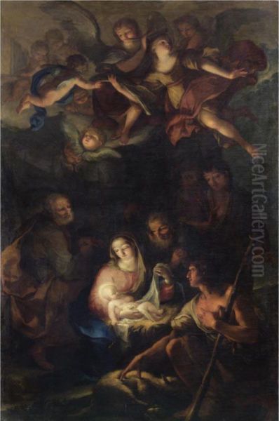 Adorazione Dei Pastori Oil Painting by Luodovico David