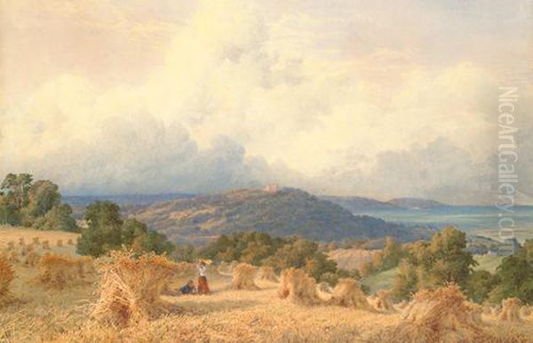 Bringing In The Hay Oil Painting by Charles Grant Davidson