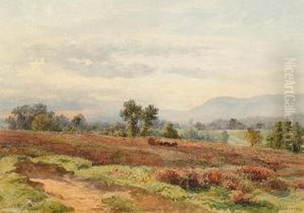 Redhill Common Oil Painting by Charles Topham Davidson