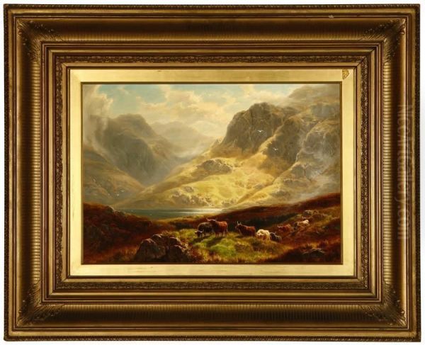 Loch Striven Argyllshire Oil Painting by William Davies