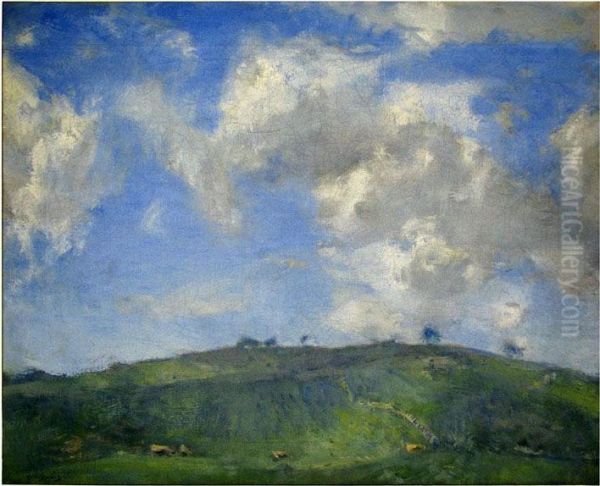 The Hilltop Oil Painting by Charles Harold Davis