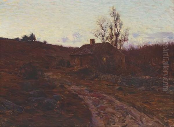 Path To A House Oil Painting by Charles Harold Davis