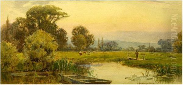 Born 1861 (bowness, Windermere). Oil Painting by Joseph Barnard Davis