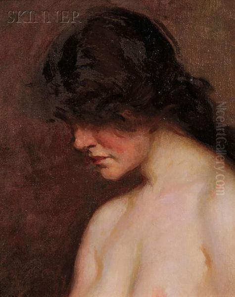 Nude Figure Oil Painting by Will Rowland Davis