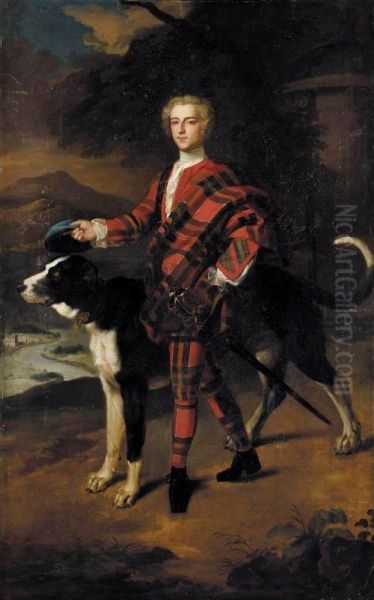 Portrait Of A Gentleman, Possibly A Member Of The Campbell Family Of Breadalbane by Jeremiah Davison