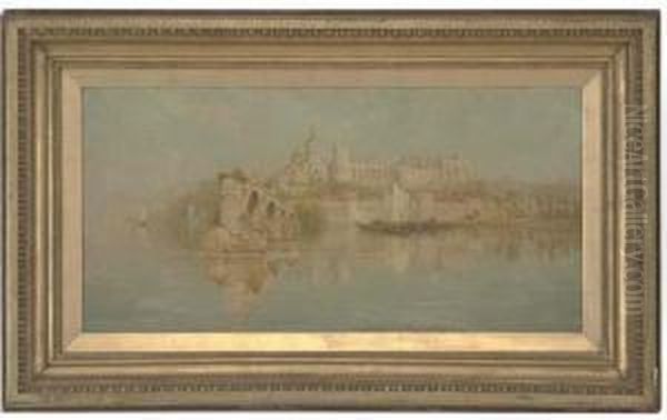 Avignon Oil Painting by Joseph Yelverton Dawbarn