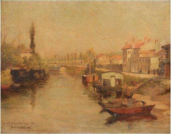 Bas-meudon, Paris Oil Painting by Joseph Yelverton Dawbarn