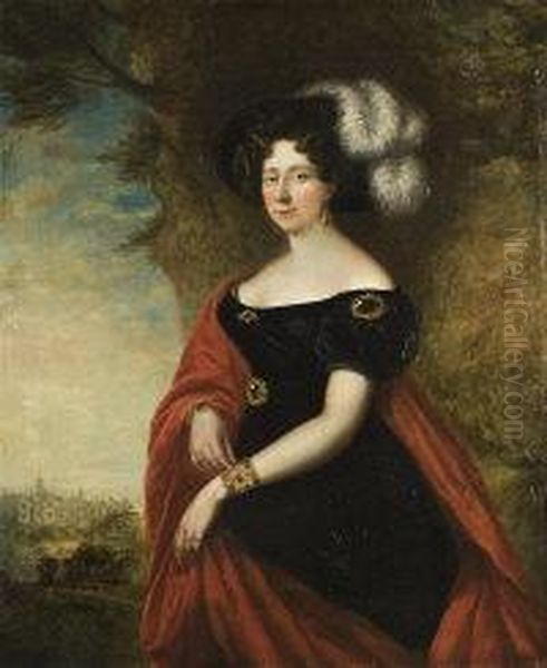 Portrait Of A Lady Oil Painting by George Dawe