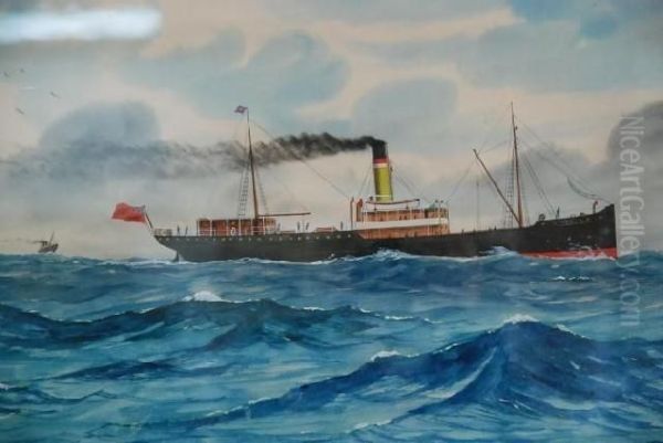 S.s Karatta - Cape Jarvis Oil Painting by Frederick Dawson