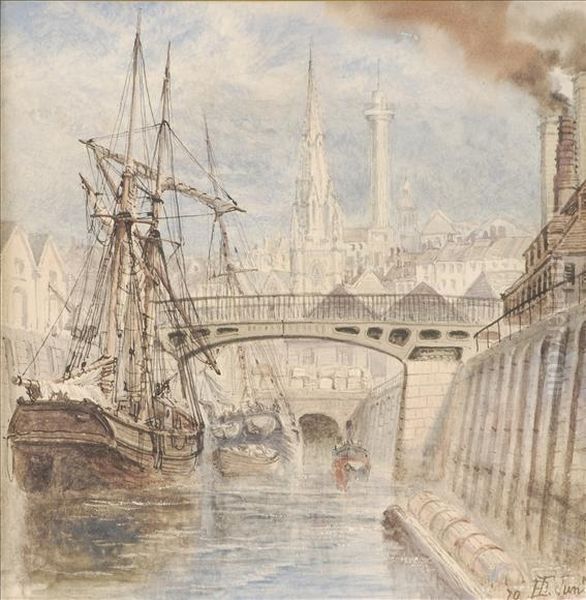 Devonport Oil Painting by Henry Thomas Dawson