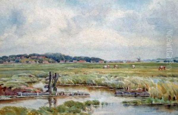 Norfolk Oil Painting by Francis Day