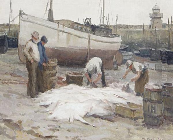 'rae Fish' - St Ives Oil Painting by William Cave Day