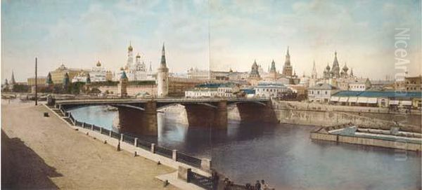 Moscow Panorama Oil Painting by Joseph Daziaro