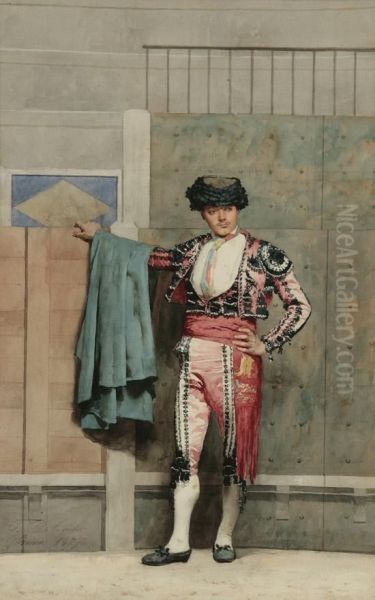 The Matador Oil Painting by Domenico De Angelis