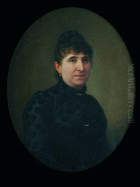 Retrato De Dama Oil Painting by Juan De Barroeta Y Anguisolea