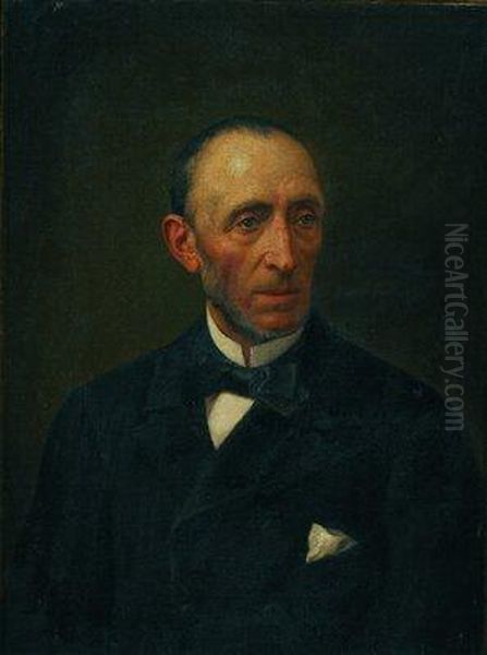 Retrato De Caballero Oil Painting by Juan De Barroeta Y Anguisolea