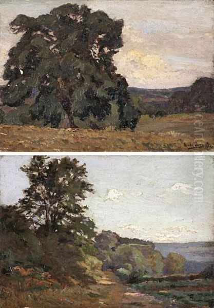 Paisajes Oil Painting by Aureliano De Beruete