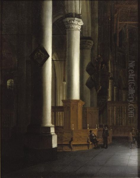 Laurenskerk Oil Painting by Daniel de Blieck