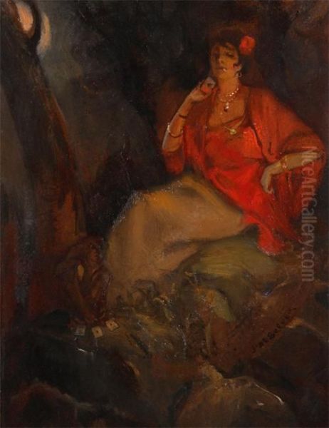 The Fortune Teller Oil Painting by Jan Frans De Boever