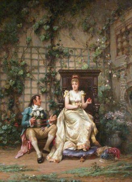 The Lover Oil Painting by Adrien de Boucherville