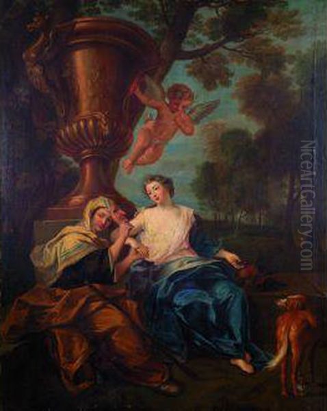  Vertumne Et Pomone  Oil Painting by Bon De Boulogne